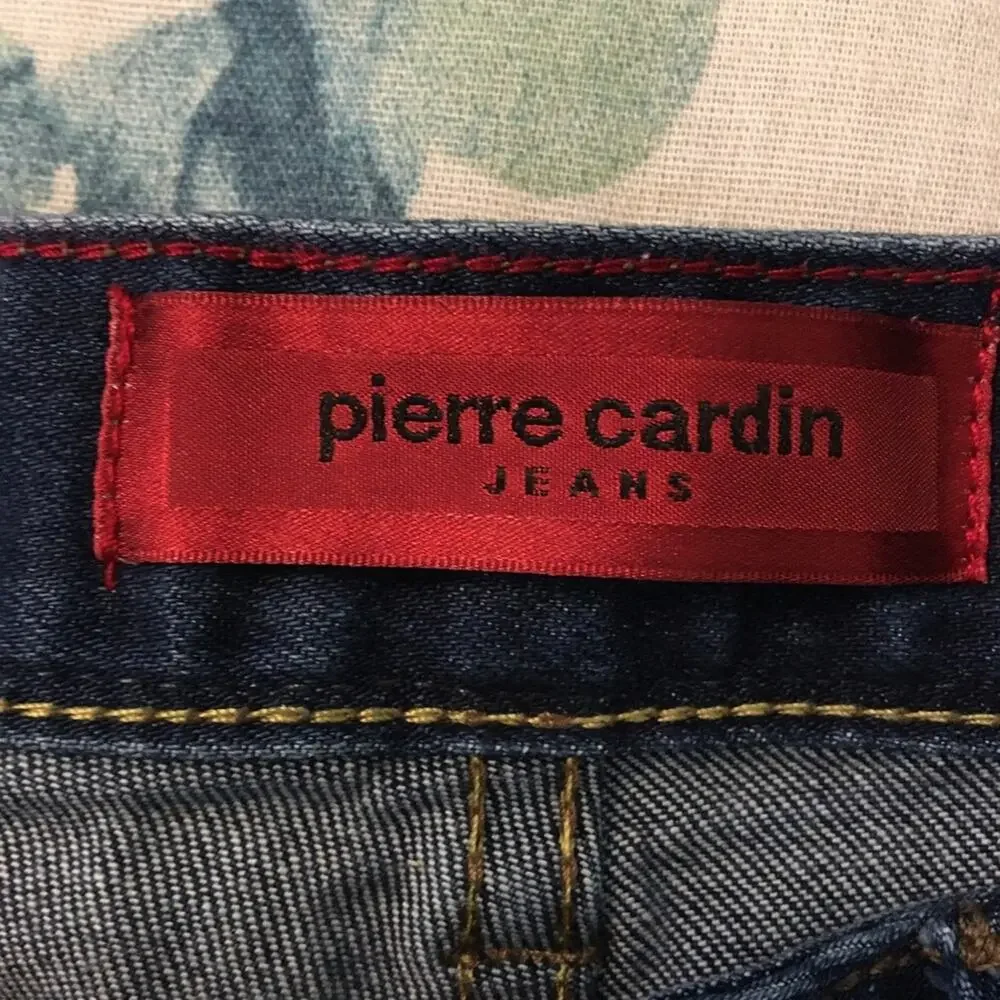 Pierre Cardin Jeans Classic Denim Slim Tapered 32x34 Button Fly 5 Pocket Design